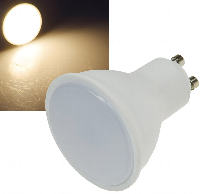 LED Strahler GU10 "H50" 3-Stufen-Dimm 3000k, 380lm, 230V/5W, 110°, warmweiß