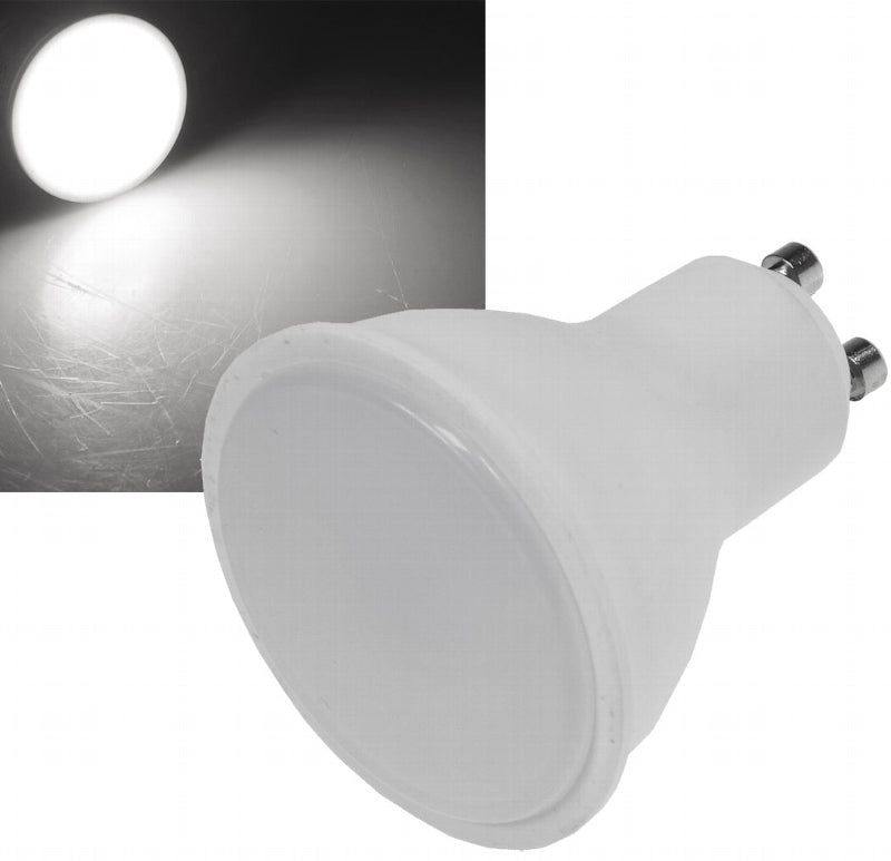 LED Strahler GU10 "H50" 3-Stufen-Dimm 4000k, 400lm, 230V/5W, 110°, neutralweiß