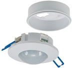 Decken-Einbau-Bewegungsmelder 360° FLAT LED geeignet, 8m Detektion, weiß,80x30mm