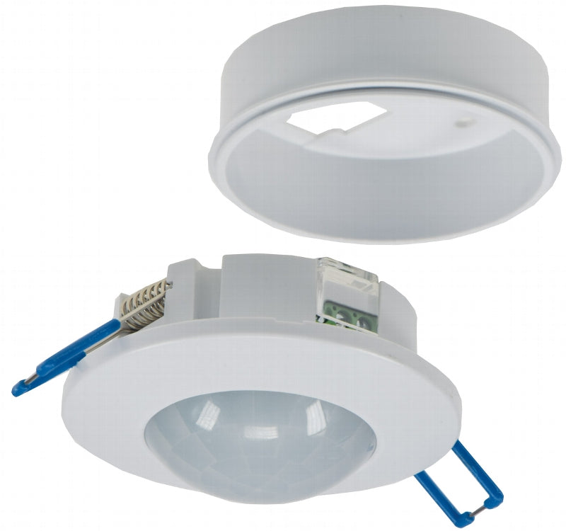 Decken-Einbau-Bewegungsmelder 360° FLAT LED geeignet, 8m Detektion, weiß,80x30mm