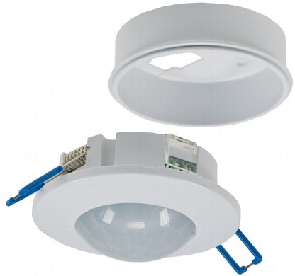 Decken-Einbau-Bewegungsmelder 360° FLAT LED geeignet, 8m Detektion, weiß,80x30mm