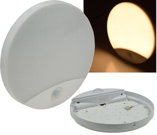 LED Wandleuchte "RAMINHO" 10W, 910lm, 3000K, PIR-Bewegungsmelder