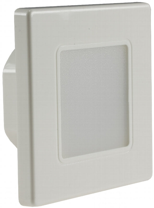LED Wand-Einbauleuchte "EBL 86" 2,5W, 3000k, warmweiß, Rahmen cremeweiß