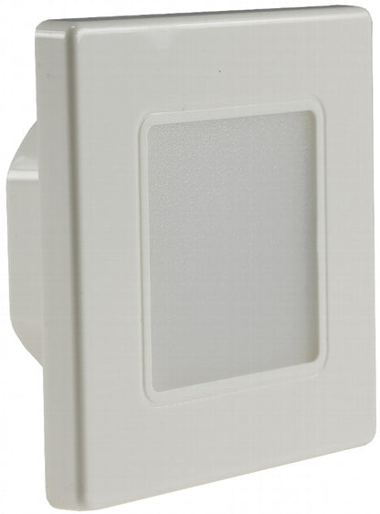 LED Wand-Einbauleuchte "EBL 86" 2,5W, 3000k, warmweiß, Rahmen cremeweiß