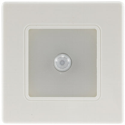 LED Wand-Einbauleuchte "EBL 86 PIR" 1,8W, 3000k, warmweiß, Rahmen cremeweiß
