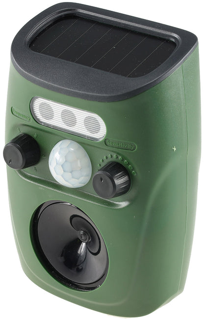 Ultraschall-Tierscheuche "UTS Solar Pro" Bewegungsmelder, Hunde, Katzen, Vögel