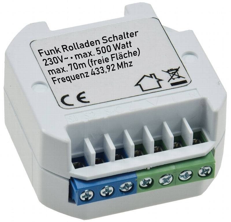 Funk-Empfänger RS für "Pilota Casa" max. 500W, für Rolladen-Steuerung