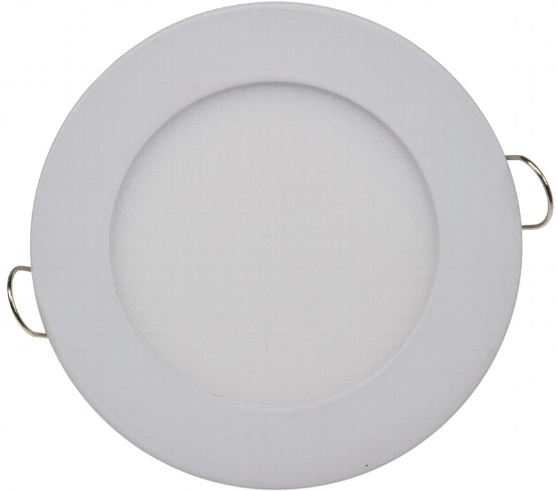 LED Licht-Panel "QCP-12R", Ø 12cm 230V, 6W, 420 Lumen, 2900K / warmweiß