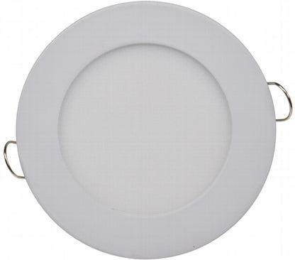 LED Licht-Panel "QCP-12R", Ø 12cm 230V, 6W, 420 Lumen, 2900K / warmweiß