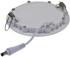 LED Licht-Panel "QCP-12R", Ø 12cm 230V, 6W, 420 Lumen, 2900K / warmweiß