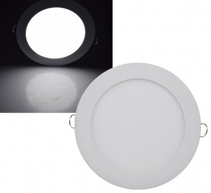 LED Licht-Panel "QCP-17R", Ø 17cm 230V, 12W, 870 Lumen,4200K / neutralweiß