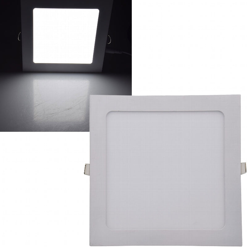 LED Licht-Panel "QCP-22Q", 22,5x22,5cm 230V, 18W, 1340 Lumen,4200K /neutralweiß