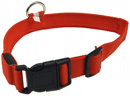 Hunde-Halsband leuchtend mit LED 45-52cm, Größe L, rot