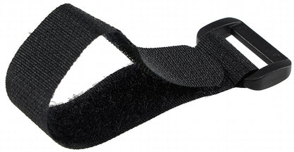 Klettband mit Öse, 5er Pack 15x2cm, schwarz