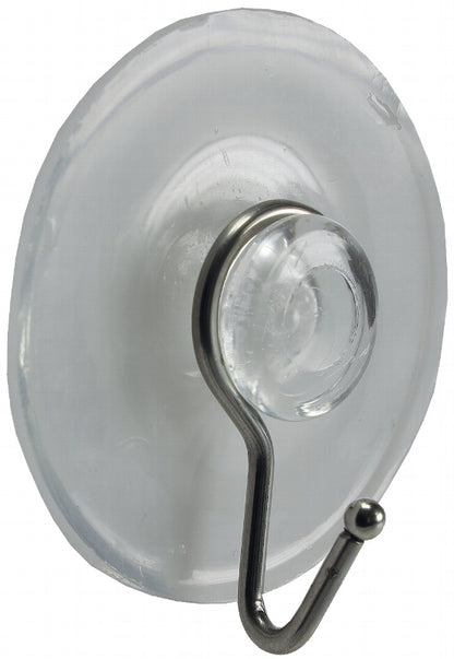 Saugnapf "Easy 42" mit Metallhaken 10er Pack, transparent, Ø 42mm