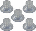 Saugnapf "Fix 47" mit Schraube, rostfrei 5er Pack, Kunststoff,transparent, Ø47mm