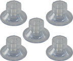 Saugnapf "Fix 47" mit Schraube, rostfrei 5er Pack, Kunststoff,transparent, Ø47mm