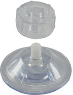 Saugnapf "Fix 47" mit Schraube, rostfrei 5er Pack, Kunststoff,transparent, Ø47mm