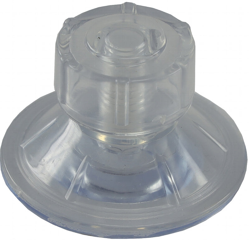 Saugnapf "Fix 47" mit Schraube, rostfrei 5er Pack, Kunststoff,transparent, Ø47mm