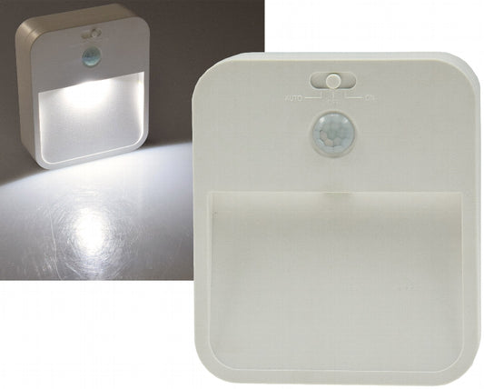 LED Treppenlicht mit Bewegungsmelder Batteriebetrieb, 3x AA, neutralweiß