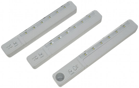 LED Unterbauleuchten "Master-Slave RF" 1x Master mit PIR, 2x Slave, je 70lm