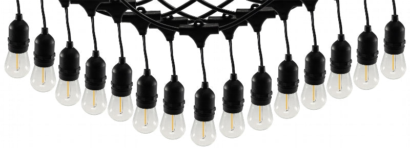 Biergarten-Lichterkette "CT-BGL 15" 1,5 + 12,5m, 15x Filamentlampe 0,8W