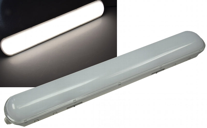 Wand-& Deckenleuchte "HP-63" IP65, 150cm 70W, 4000k, neutralweiß, 6300 Lumen # Achtung! Separates Sperrgut-Paket #