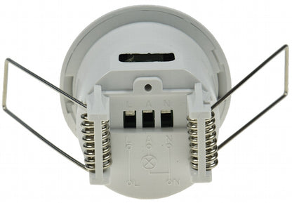 Decken Einbau Bewegungsmelder 360° MICRO LED geeignet, 6m Detektion, weiß,50x66mm