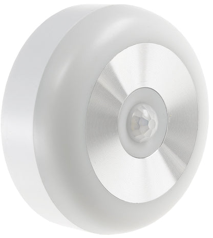 LED Leuchte mit PIR Bewegungsmelder ØxH 70x25mm, 3x AAA, warmweiß