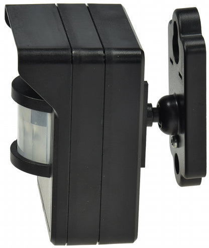 Funk-Bewegungsmelder für "Pilota Casa" IP44, 90°/8m PIR, schwarz, Aufputz