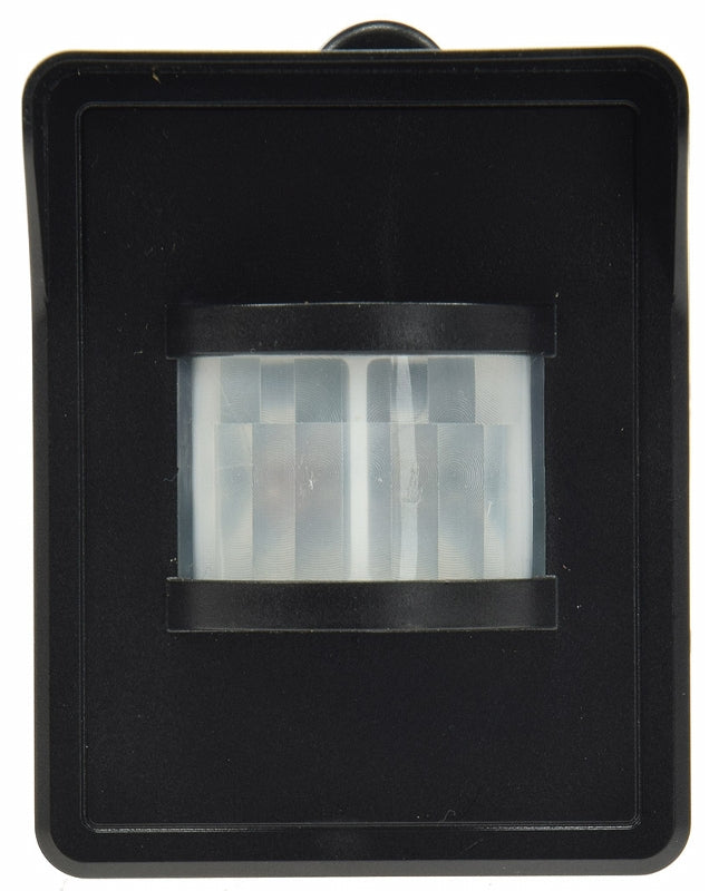 Funk-Bewegungsmelder für "Pilota Casa" IP44, 90°/8m PIR, schwarz, Aufputz
