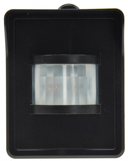Funk-Bewegungsmelder für "Pilota Casa" IP44, 90°/8m PIR, schwarz, Aufputz