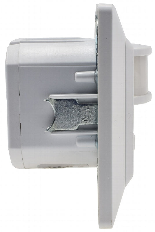 MILOS Bewegungsmelder, 160°, weiß matt 250V~, 400W, inkl. Rahmen, LED geeignet