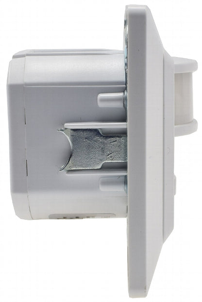 MILOS Bewegungsmelder, 160°, weiß matt 250V~, 400W, inkl. Rahmen, LED geeignet