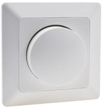 MILOS Dimmer für LED Lampen weiß matt 250V~/ 3-60W, inkl. Rahmen, UP