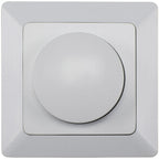 MILOS Dimmer für LED Lampen weiß matt 250V~/ 3-60W, inkl. Rahmen, UP