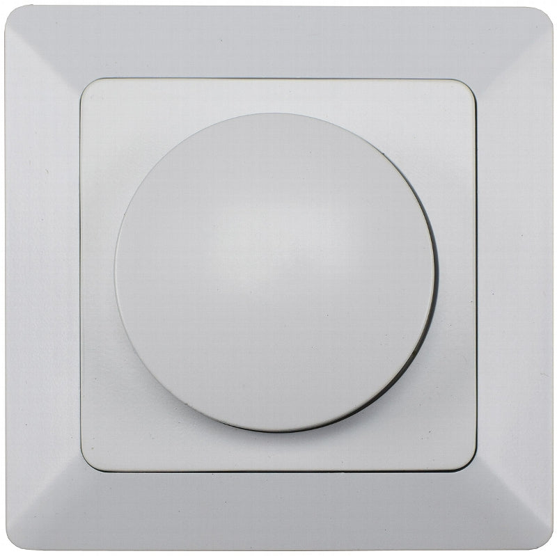 MILOS Dimmer für LED Lampen weiß matt 250V~/ 3-60W, inkl. Rahmen, UP