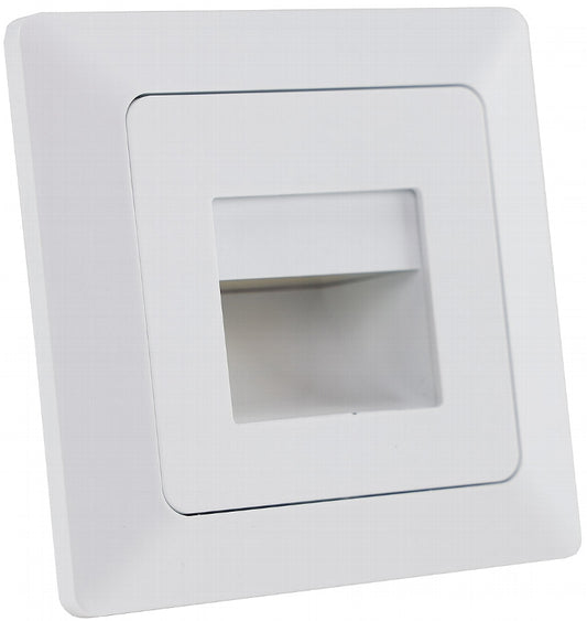 MILOS LED-Einbauleuchte "COB" weiß matt 80x80mm, 3000k, warmweiß, 110Lumen