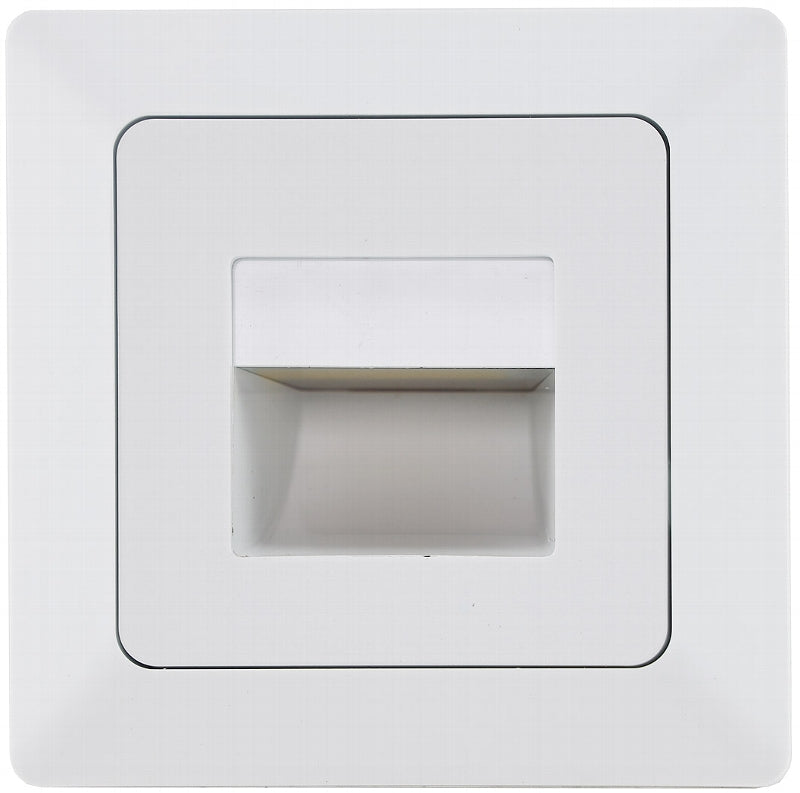 MILOS LED-Einbauleuchte "COB" weiß matt 80x80mm, 3000k, warmweiß, 110Lumen
