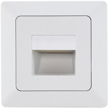 MILOS LED-Einbauleuchte "COB" weiß matt 80x80mm, 3000k, warmweiß, 110Lumen