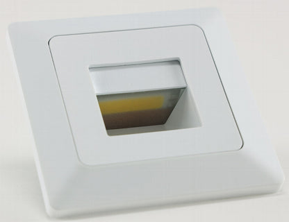 MILOS LED-Einbauleuchte "COB" weiß matt 80x80mm, 3000k, warmweiß, 110Lumen