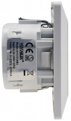 MILOS 2-fach USB-Ladedose, weiß matt 250V~/ 50Hz, UP, 5V=, gesamt max. 2A