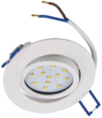 LED-Einbauleuchte "Flat-32 Eco" 2900K ØxH 84x30mm, 5W, 500lm, weißes Gehäuse