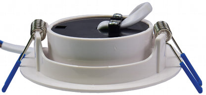 LED-Einbauleuchte "Flat-32 Eco" 2900K ØxH 84x30mm, 5W, 500lm, weißes Gehäuse