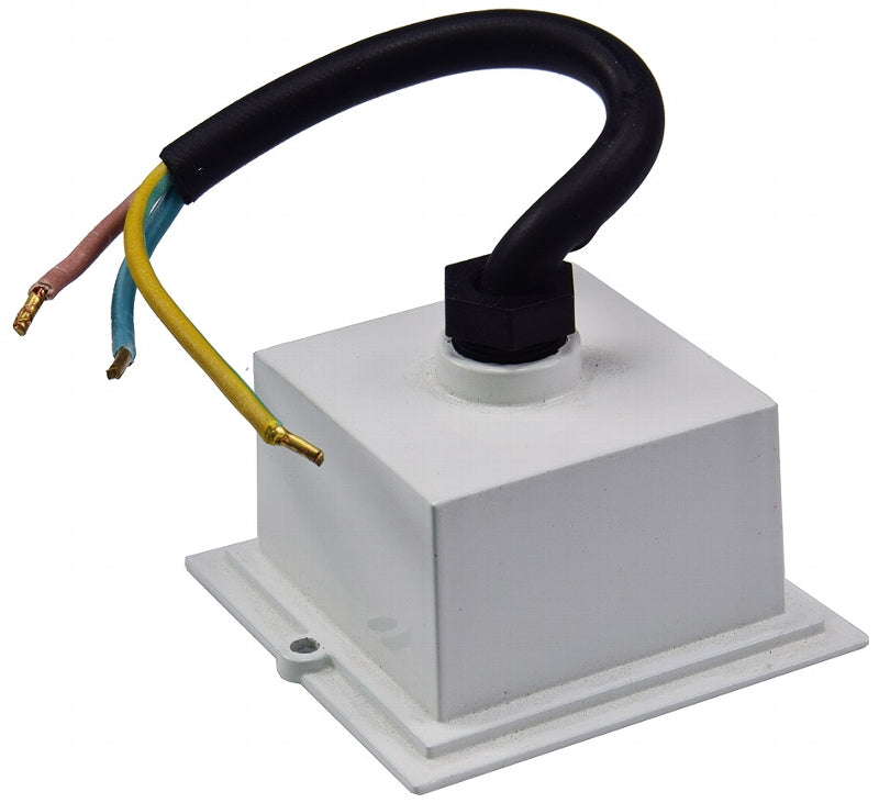 LED-Einbauleuchte "Cuadrado ECO" Edelstahl-Front, warmweiß