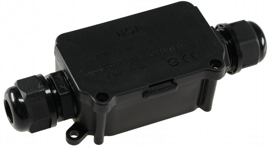 Kabelverbinder, 2 Anschlüsse, IP66 12V bis 230V, wasserdicht