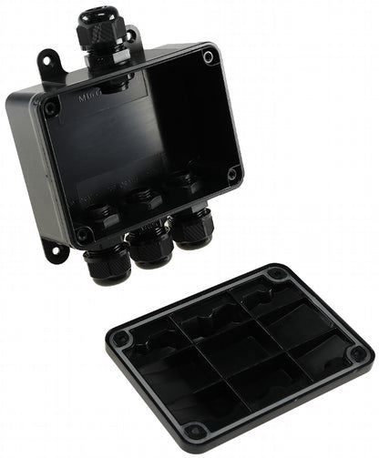 4 poliger Kabelverbinder, IP66 230V, wasserdicht, 1x Eingang, 3x Ausgan