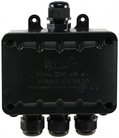 4 poliger Kabelverbinder, IP66 230V, wasserdicht, 1x Eingang, 3x Ausgan