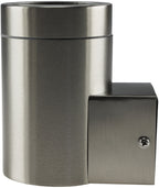 LED-Wandleuchte "JARDIM 1" für 1x GU10, IP44, Edelstahl poliert