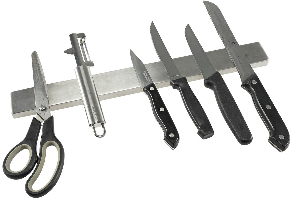 Magnetleiste 410x40x15mm Tragkraft für 15Kg, Edelstahl Front